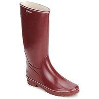 aigle venise womens wellington boots in red