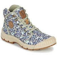 aigle tenere light w womens shoes high top trainers in blue