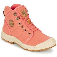 aigle tenere light w womens shoes high top trainers in orange