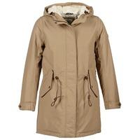 aigle trendfish womens parka in beige