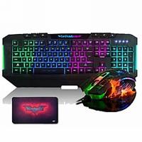 ajazz O Cavaleiro das Trevas 7 teclado luz de fundo; 7 cores LED 2400dpi 6 botão de mouse para jogos