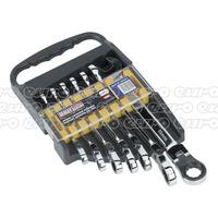 ak63827 micro locking flexible head ratchet wrench set 7pc metric