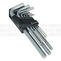 AK7136 Hex Key Set 9pc Long Metric