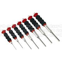 ak9131 sheathed parallel pin punch set 7pc 2 8mm