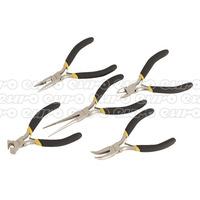 AK937 Mini Pliers Set 5pc Ni-Fe Finish