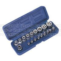 AK6191 TRX-Star Socket & Bit Set 19pc