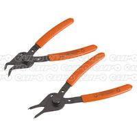 ak8445 circlip pliers set 2pc reversible straightbent nose 12 25mm