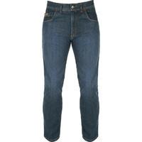 Akito District Dark Blue Wash Motorcycle Jeans