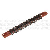 AK3812 Socket Retaining Rail with 12 Clips 3/8\