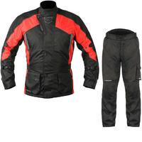 akito python sport motorcycle jacket amp free trousers black red black ...