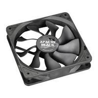 Akasa 120mm Black Apache Fan , PWM, Dust and moisture proof super silent fan, HDB Bearing