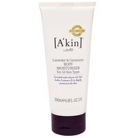 A\'kin Body Care Lavender and Geranium Body Moisturiser For All Skin Types 200ml