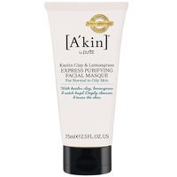 A\'kin Skin Care Kaolin Clay and Lemongrass Express Purifying Facial Masque For Normal to Oily Skin 75ml