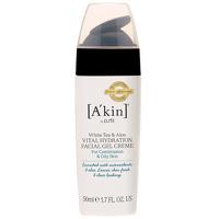 A\'kin Skin Care White Tea and Aloe Vital Hydration Facial Gel Creme For Combination and Oily Skin 50ml