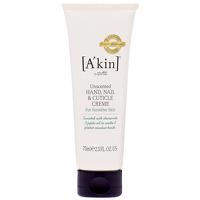 A\'kin Hand Care Unscented Intensive Hand, Nail and Cuticle Creme For Sensitive Skin 75ml