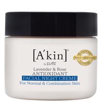A\'kin Skin Care Lavender and Rose Repairing Antioxidant Night Creme For Normal and Combination Skin 50ml