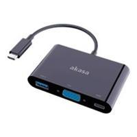 Akasa Type C to VGA+USB 3.0+Type-C(PD_charging) 15cm