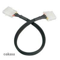 akasa 4pin molex psu cable external 30 cm