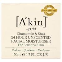 A\'kin Chamomile & Shea Unscented Moisturiser 50ml