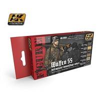 AK Interactive - Waffen SS Winter Camouflage Colours Set - (AK03050)