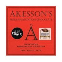 Akesson\'s, Madagascar Criollo, 100% dark chocolate bar