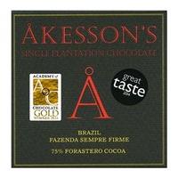 Akesson\'s, Brazil Forastero, 75% dark chocolate bar