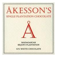 Akesson\'s, Madagascar, Bejofo plantation 43% white chocolate bar