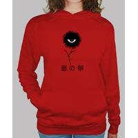 aku no hana hooded sweater girl