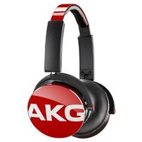 AKG Y50 Red On-Ear Headphone with In-Line One-Button Universal Remote/Microphone - Red