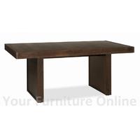 Akita Walnut 6 Seater Panel Dining Table (6 Seats)