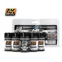 AK Interactive Exhaust Stains Weathering Set # 2037