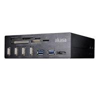 akasa ak hc 05u3bk interconnect pro usb panel with usb 30 card reader