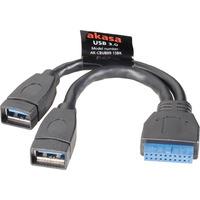 akasa ak cbub09 15bk usb30 internal adaptor cable