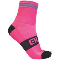 Ale Reflex 10cm Socks Fluorescent Pink/Black