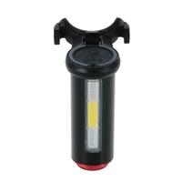 aluminum usb rechargeable bicycle light taillight led warning safety b ...
