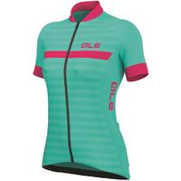 Ale Excel Riviera SS Womens Jersey Turquoise/Magenta