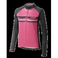 altura womens sportive team long sleeve jersey pinkblack