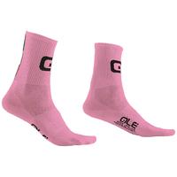 ale q skin high cuff sock pink