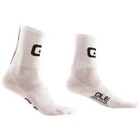 ale q skin high cuff sock white