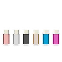 aluminum colorful usb 31 type c adapter fast charger charging data syn ...