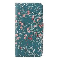 Almond Tree Painted PU Phone Case for Huawei P9/P9lite