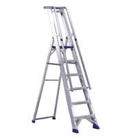 Aluminium Step Ladder with Platform - 7 Steps
