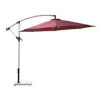 Aluminium Overhanging Garden Parasol Red