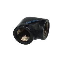 alphacool l connector g14 inner thread to g14 inner thread deep black