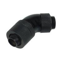 Alphacool 13/10 (10x15mm) compression fitting 45Â° revolvable G1/4 - Deep Black