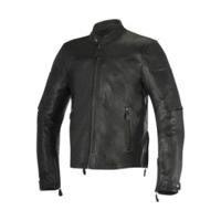 alpinestars brera leather jacket black