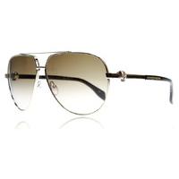 Alexander McQueen 0018S Sunglasses Gold Brown 002 63mm