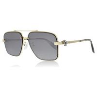Alexander McQueen AM0081S Sunglasses Gold 001 60mm