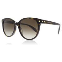 Alexander McQueen AM0072S Sunglasses Havana 002 54mm