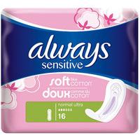 Always Sensitive Normal Ultra Towels 16